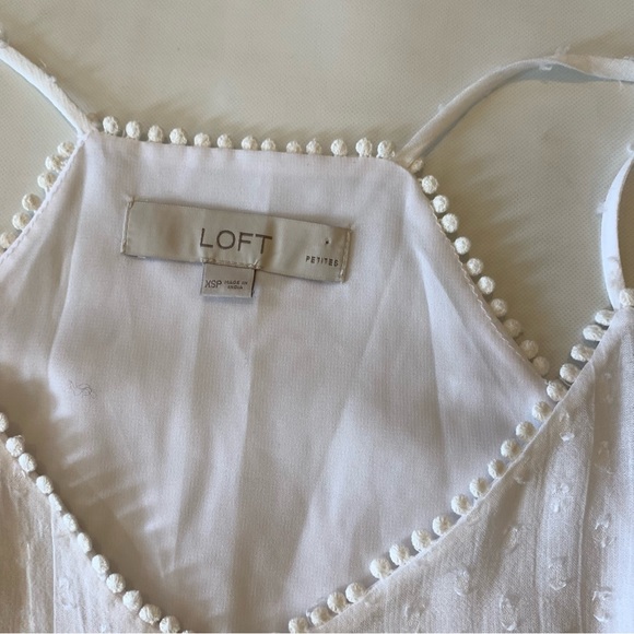 ANN TAYLOR LOFT Size XSP White Blouse - Picture 10 of 15